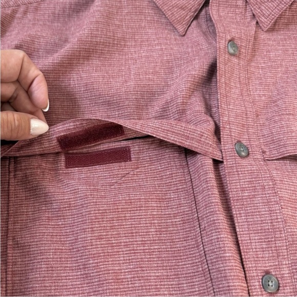 NWOT American Outdoorsman Men's L Button-Down Brick Red Shirt Fishing Lined - Picture 7 of 11
